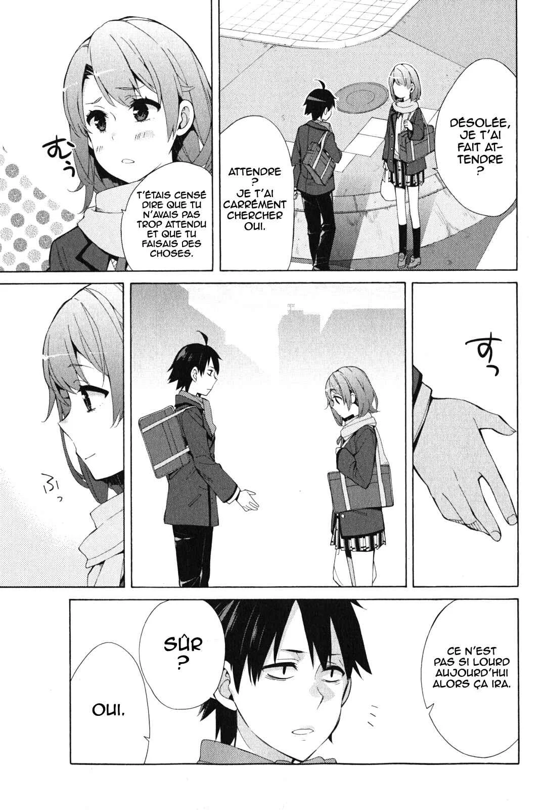 Yahari Ore no Seishun Love Come wa Machigatteiru.: Monologue Chapitre 37 - Page 10