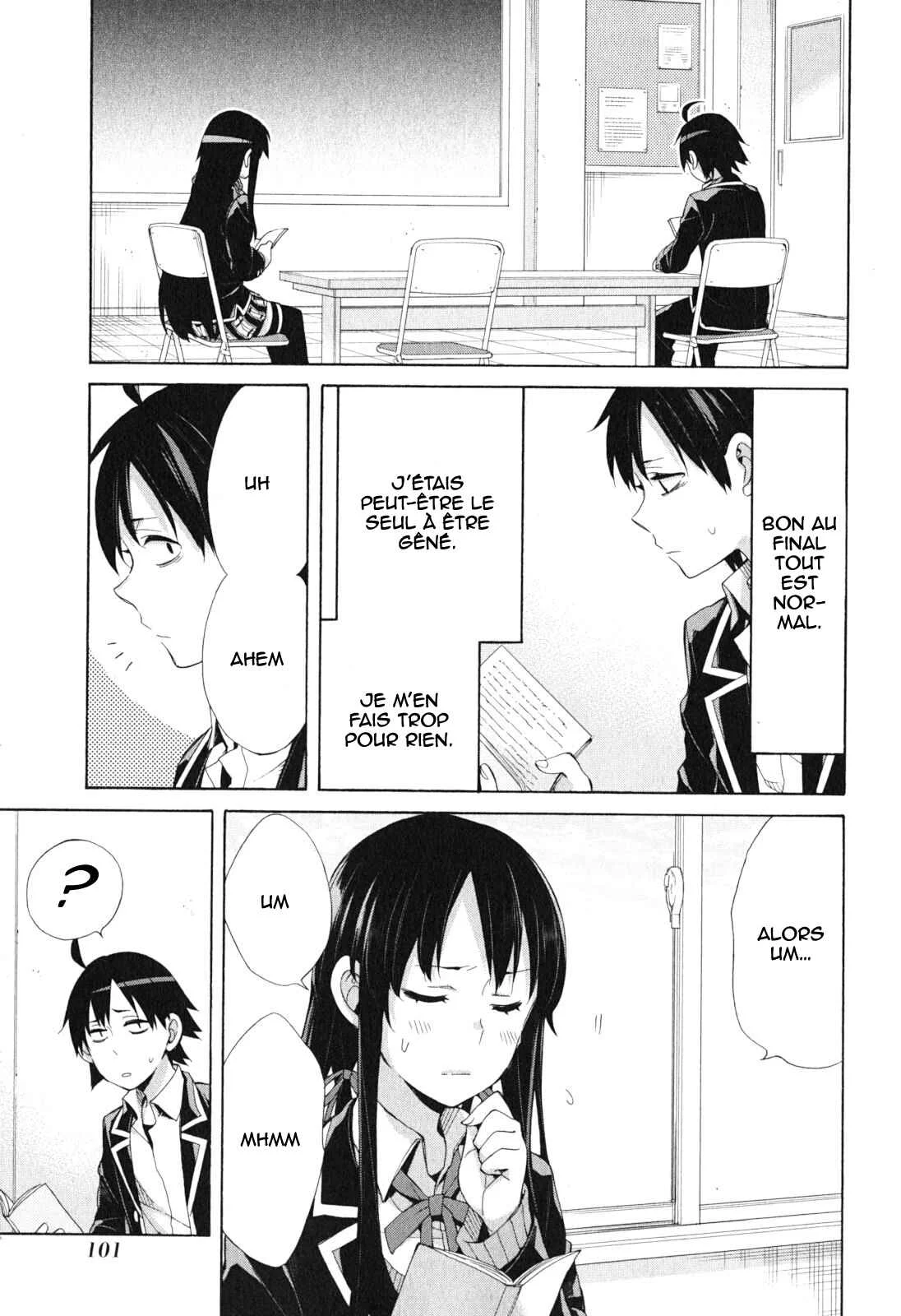 Yahari Ore no Seishun Love Come wa Machigatteiru.: Monologue Chapitre 41 - Page 7
