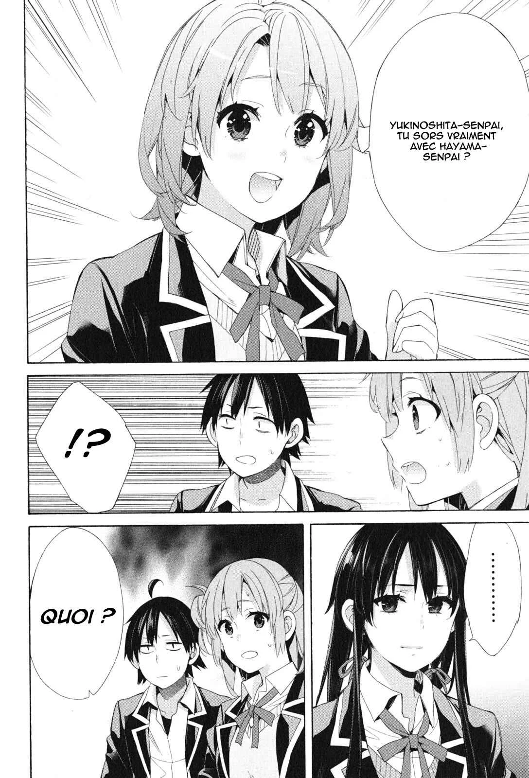 Yahari Ore no Seishun Love Come wa Machigatteiru.: Monologue Chapitre 47 - Page 28