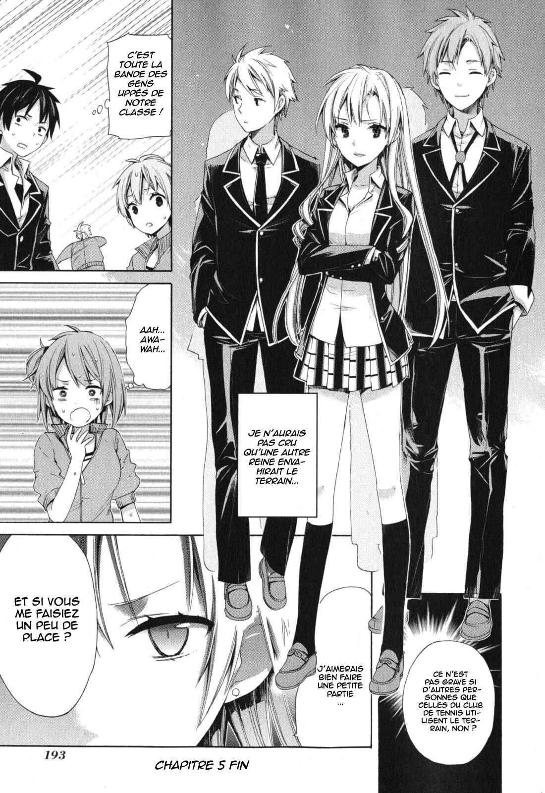 Yahari Ore no Seishun Love Come wa Machigatteiru.: Monologue Chapitre 5 - Page 36