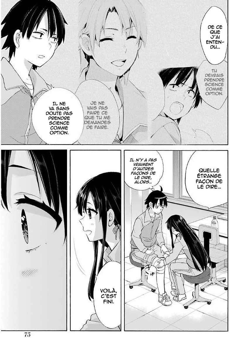 Yahari Ore no Seishun Love Come wa Machigatteiru.: Monologue Chapitre 51 - Page 6