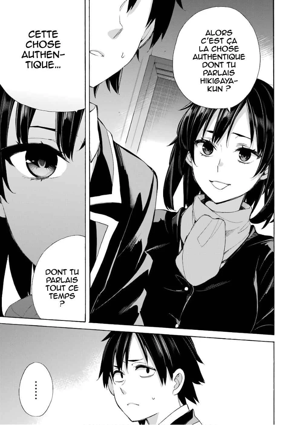 Yahari Ore no Seishun Love Come wa Machigatteiru.: Monologue Chapitre 54 - Page 29