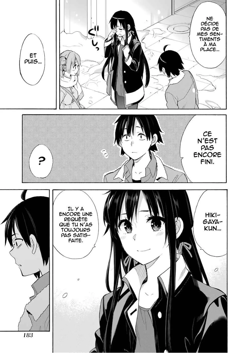 Yahari Ore no Seishun Love Come wa Machigatteiru.: Monologue Chapitre 59 - Page 25