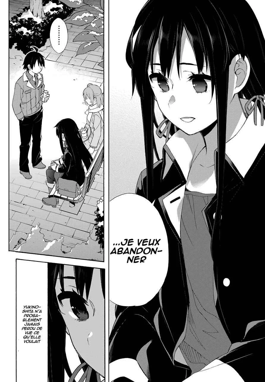 Yahari Ore no Seishun Love Come wa Machigatteiru.: Monologue Chapitre 60 - Page 31