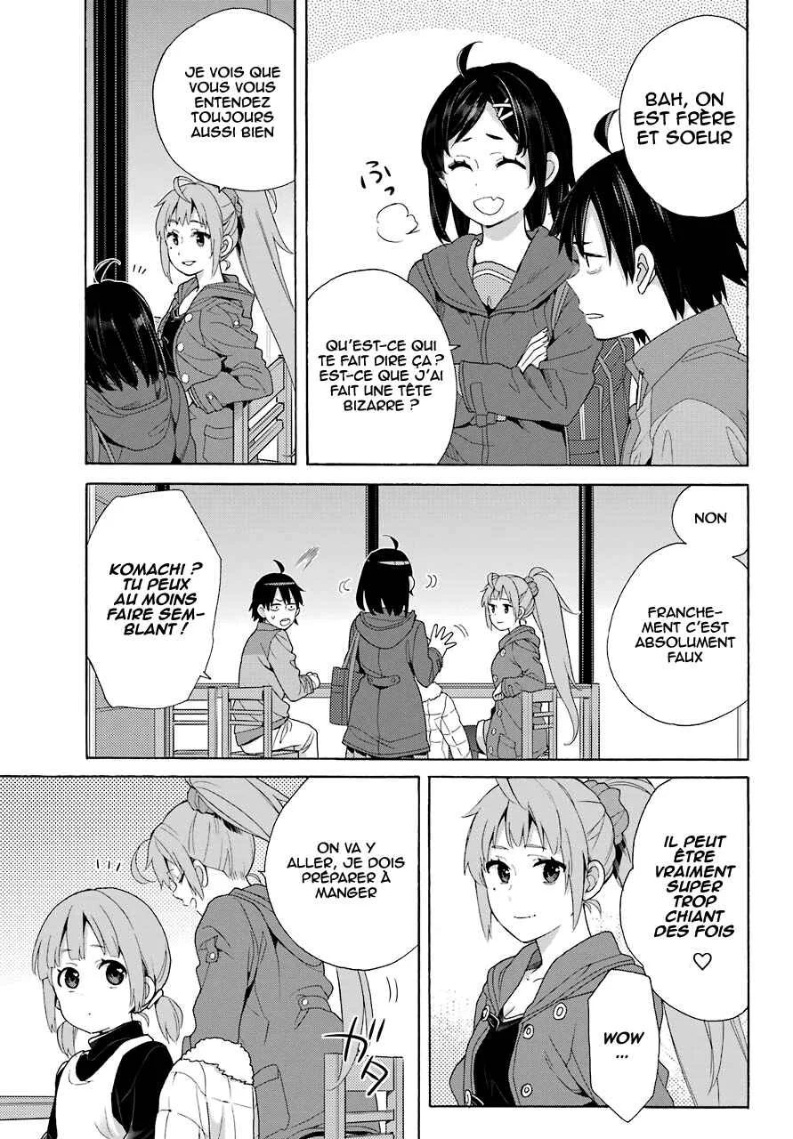 Yahari Ore no Seishun Love Come wa Machigatteiru.: Monologue Chapitre 63 - Page 15