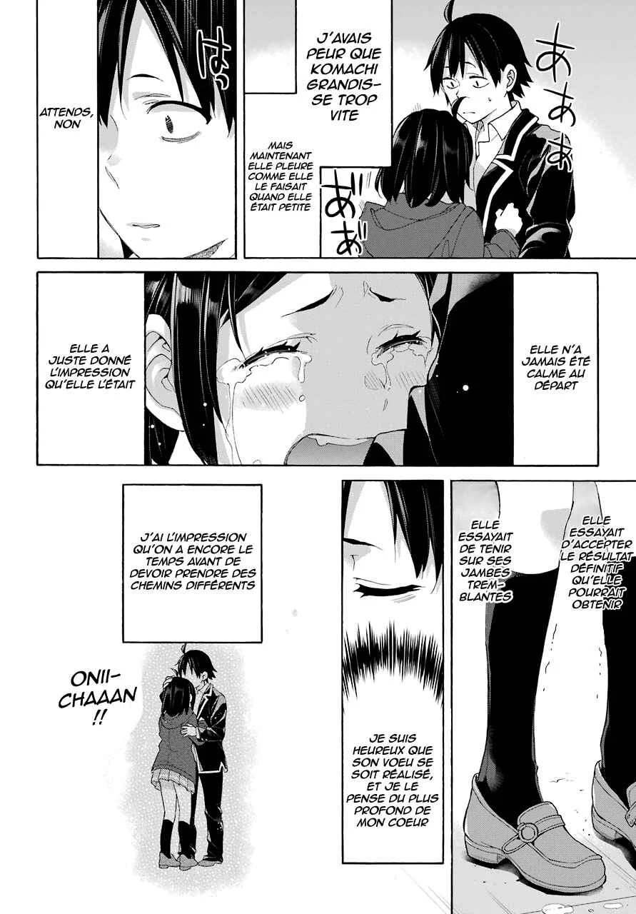 Yahari Ore no Seishun Love Come wa Machigatteiru.: Monologue Chapitre 67 - Page 28