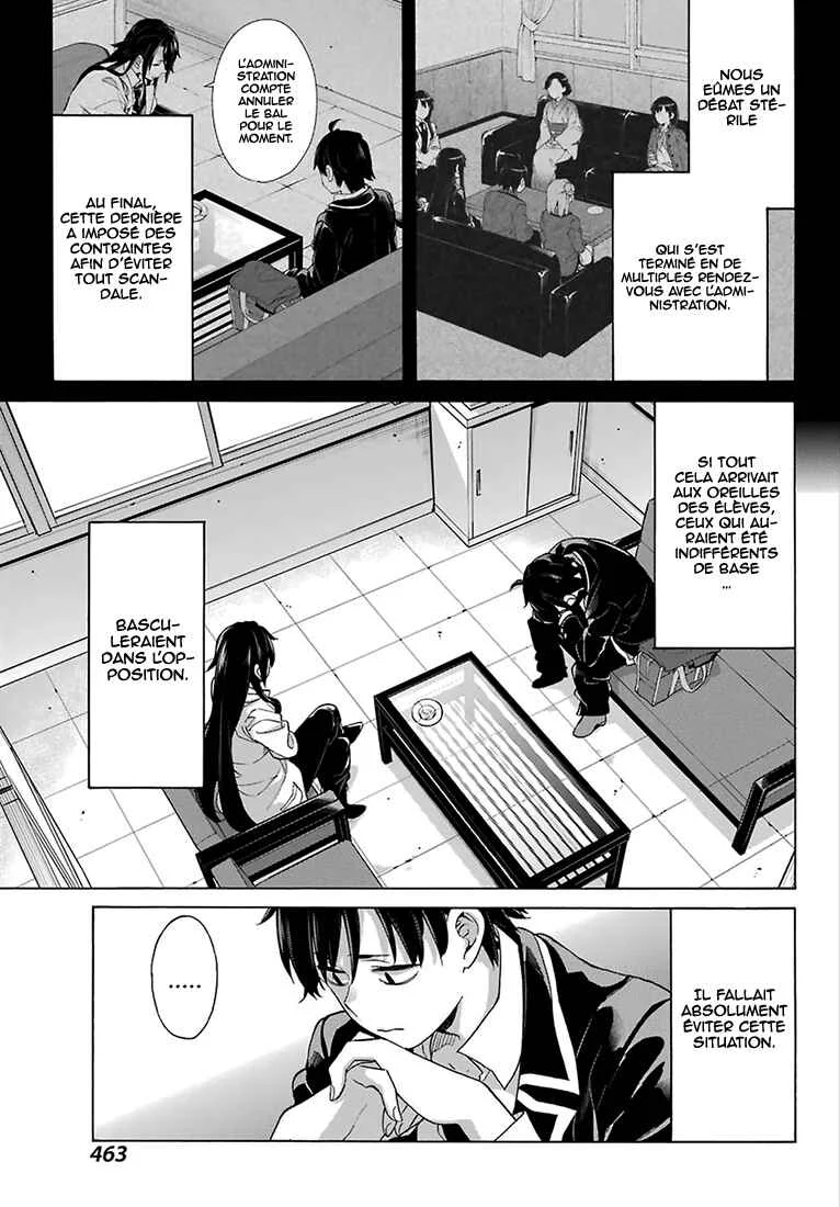 Yahari Ore no Seishun Love Come wa Machigatteiru.: Monologue Chapitre 76 - Page 2