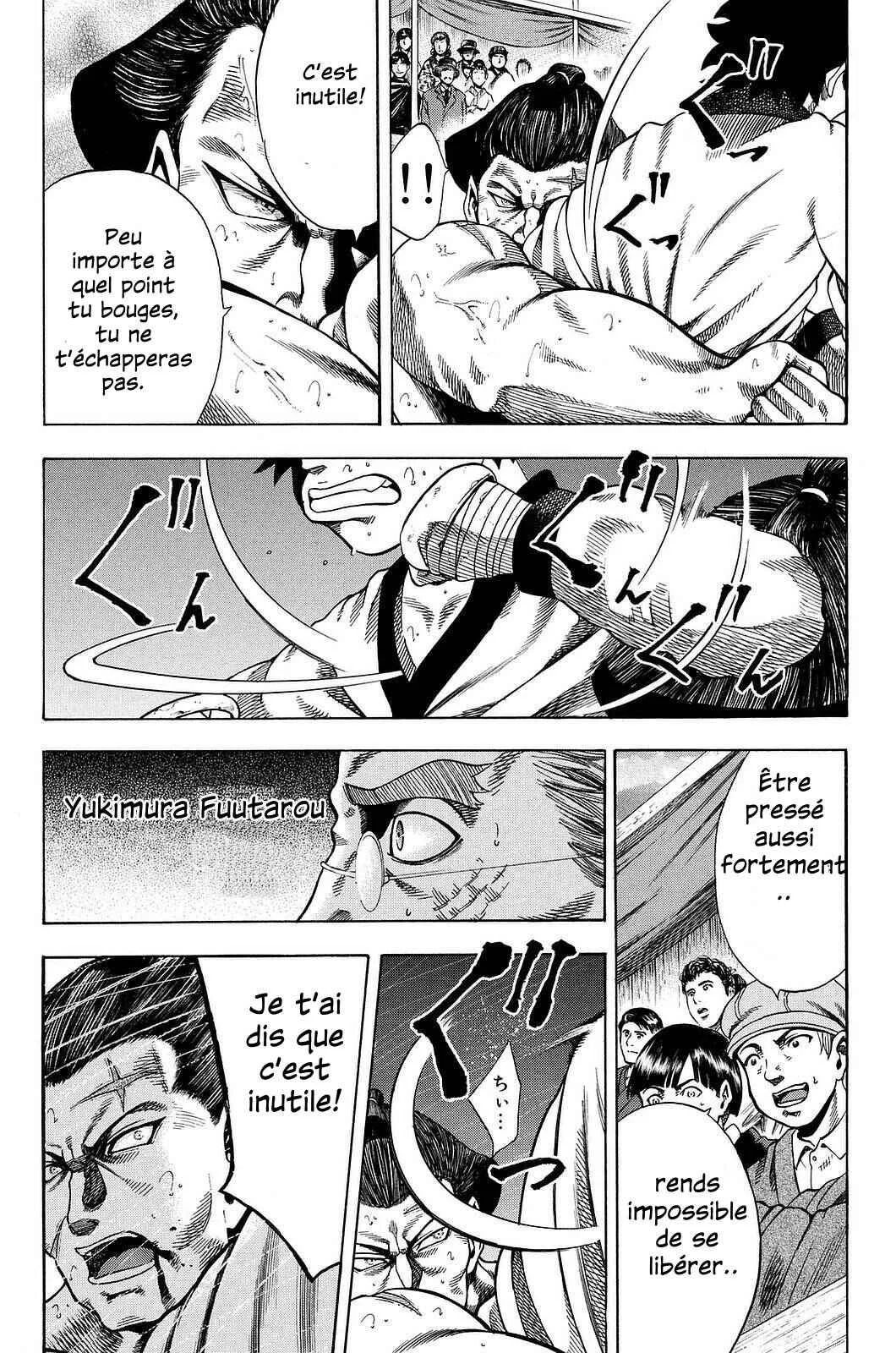 Yukikaze White Wind: The Legend of Meiji Era Martial Arts Chapitre 10: Chapitre 10 - La fierté du lutteur de sumo - Page 7