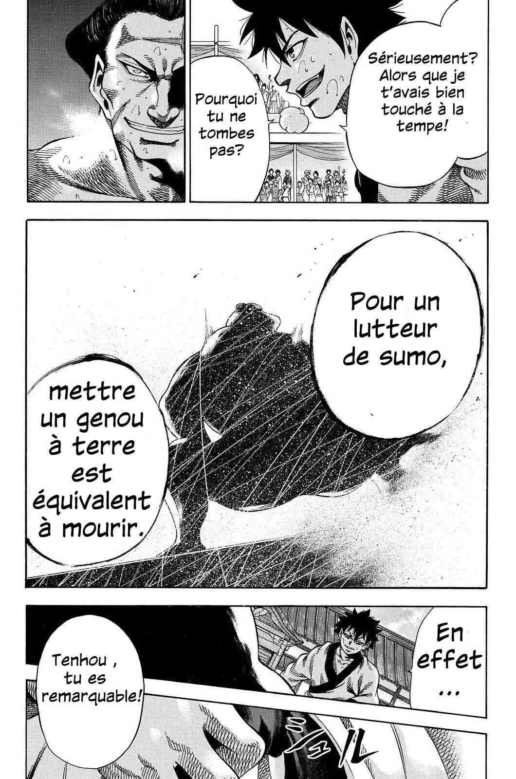 Yukikaze White Wind: The Legend of Meiji Era Martial Arts Chapitre 10: Chapitre 10 - La fierté du lutteur de sumo - Page 13