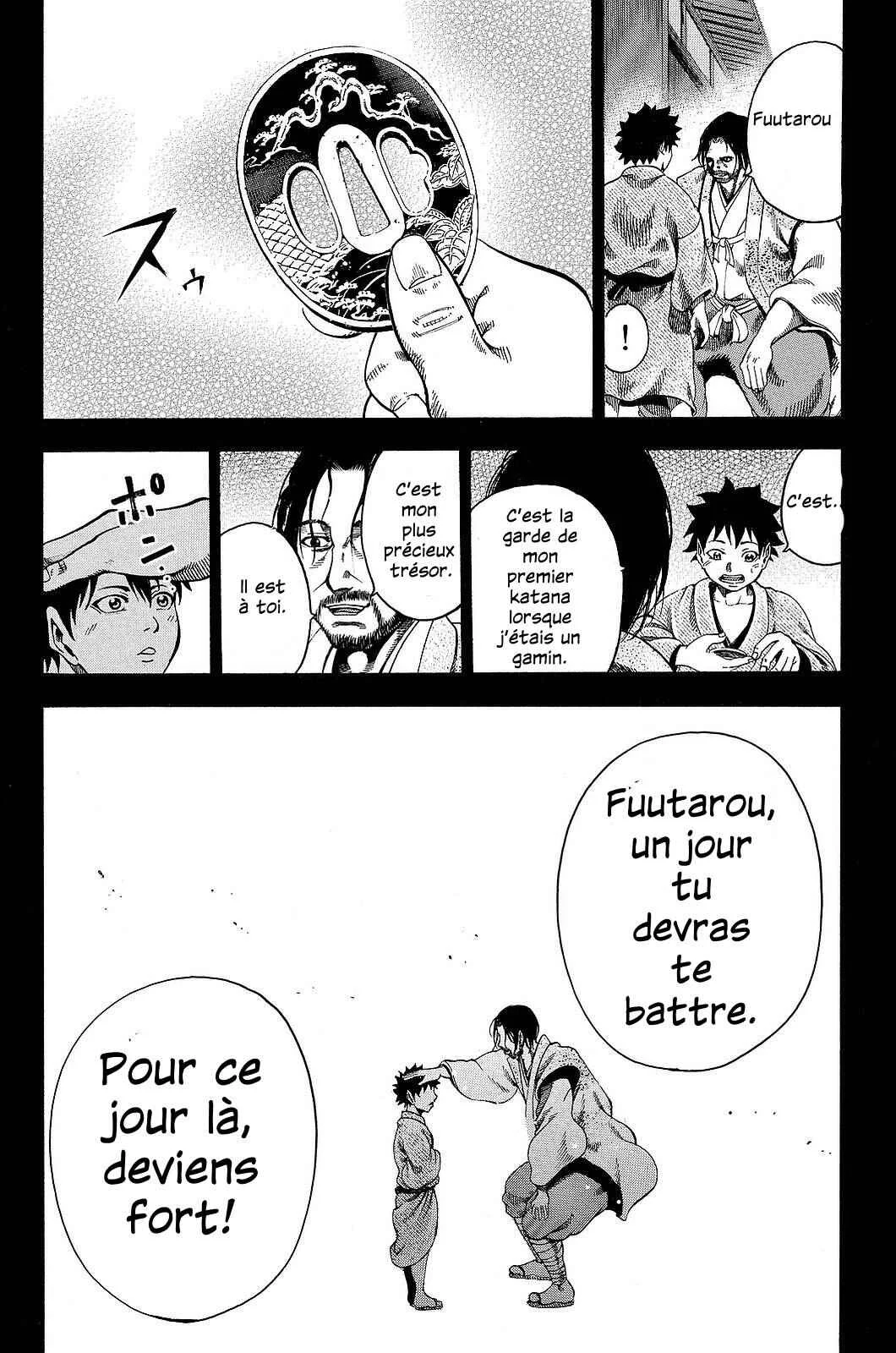 Yukikaze White Wind: The Legend of Meiji Era Martial Arts Chapitre 17: Chapitre 17 - Première partie du passé de Fuutarou - Page 6