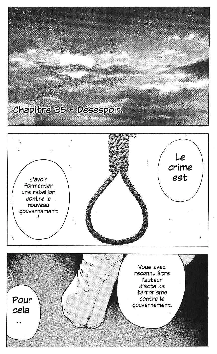 Yukikaze White Wind: The Legend of Meiji Era Martial Arts Chapitre 35: Chapitre 35 - Désespoir. - Page 1