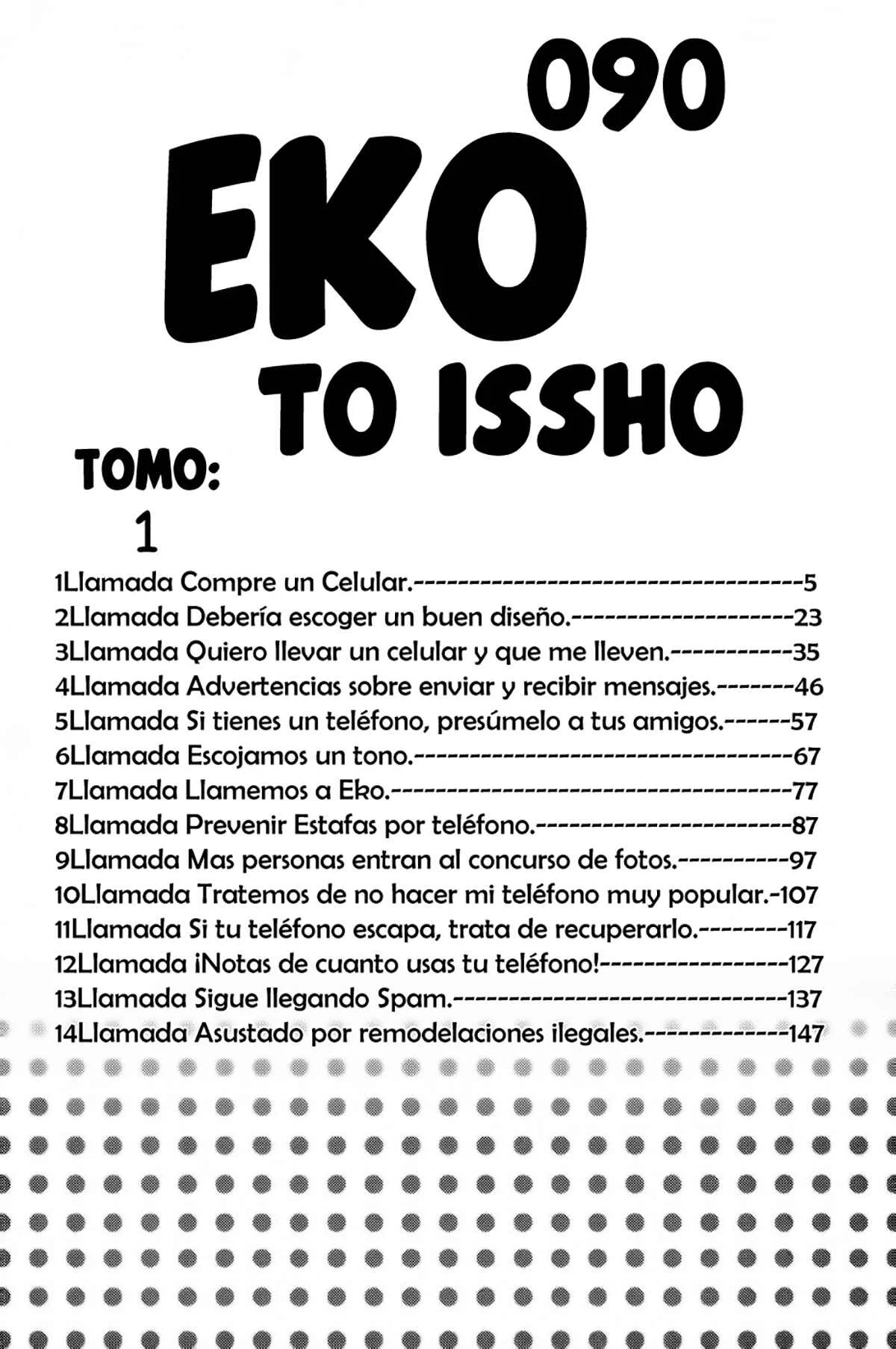 090 - Eko to Issho Capítulo 1: Compré un celúlar - Page 7