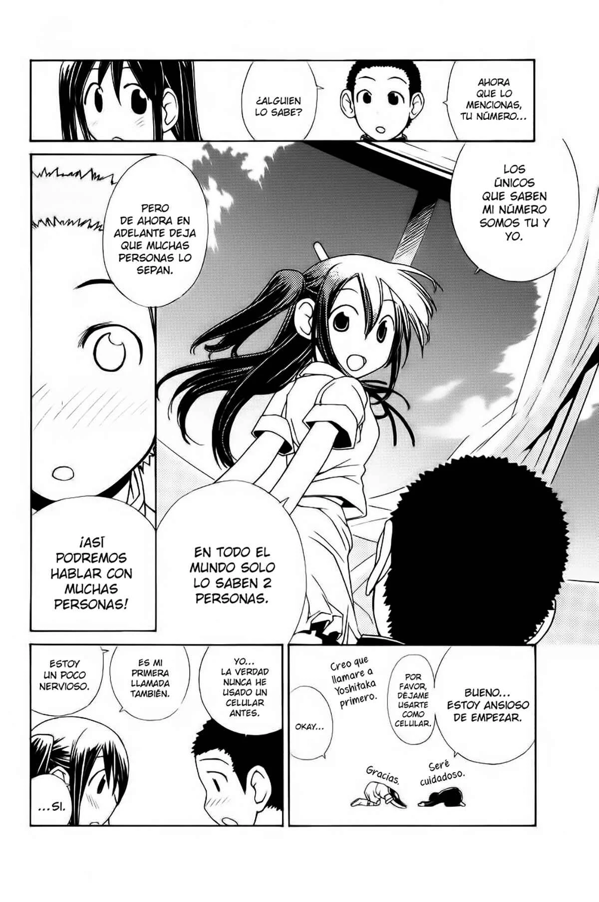 090 - Eko to Issho Capítulo 3: Querer llevar un celular y que te lleve - Page 5