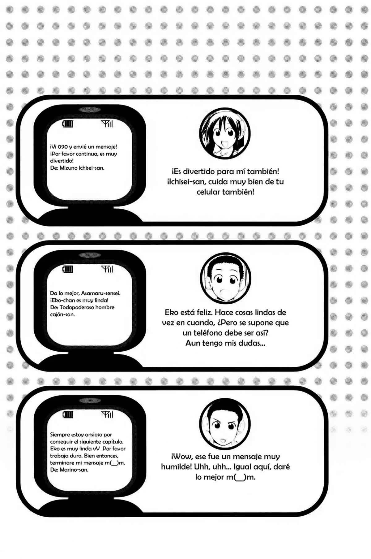 090 - Eko to Issho Capítulo 3: Querer llevar un celular y que te lleve - Page 12