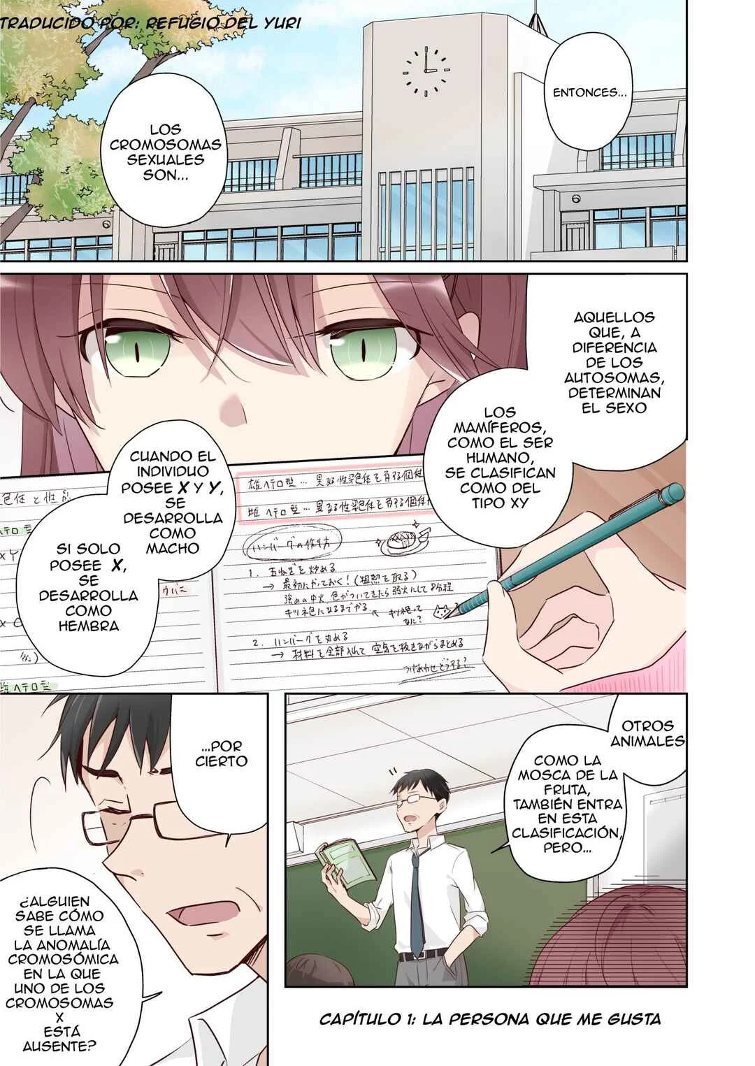 1×1/2-Ichi to Nibun no Ichi- Capítulo 1: La Persona que me Gusta - Page 1