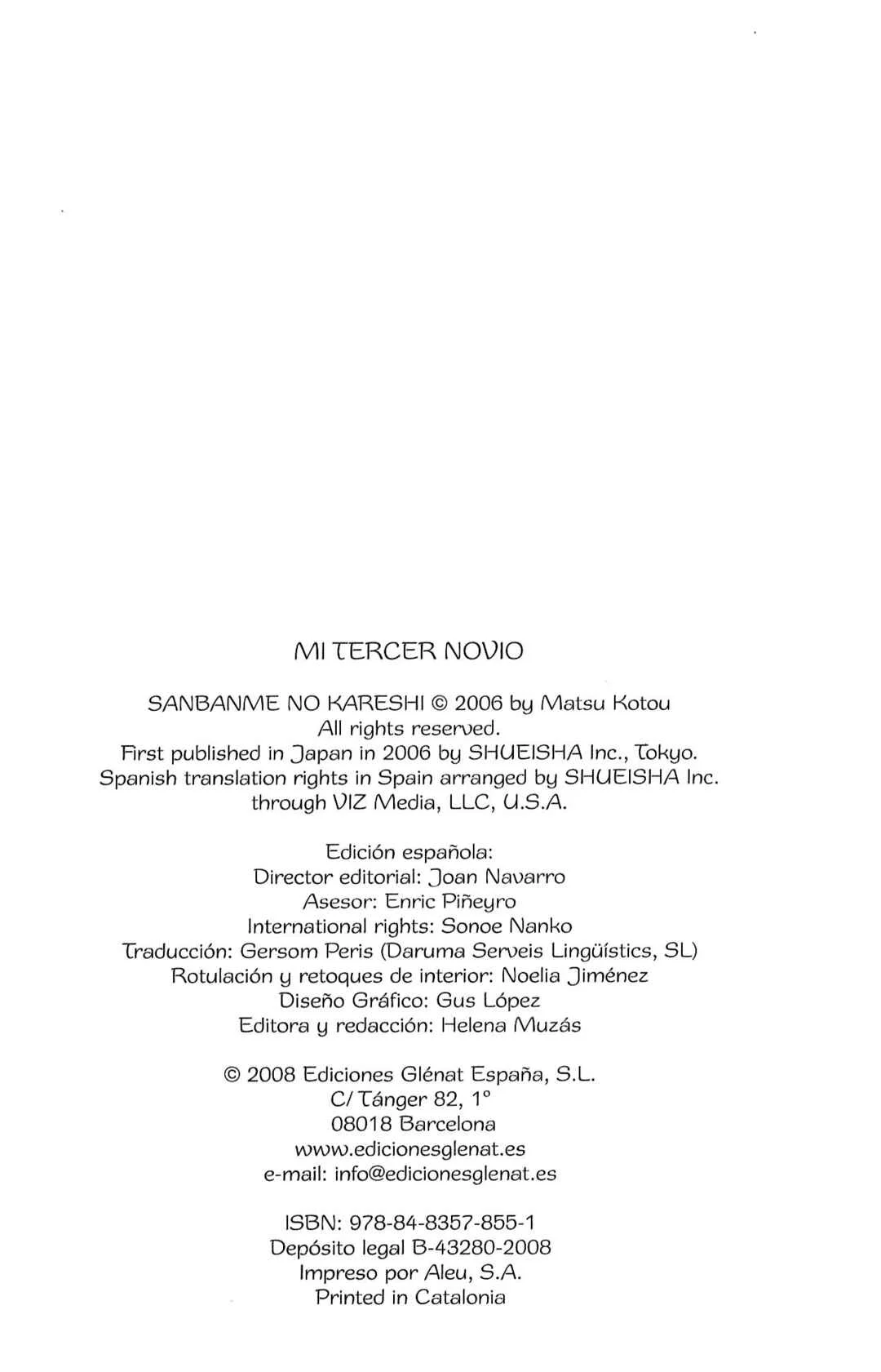 3 Banme no Kareshi Capítulo 4 - Page 45