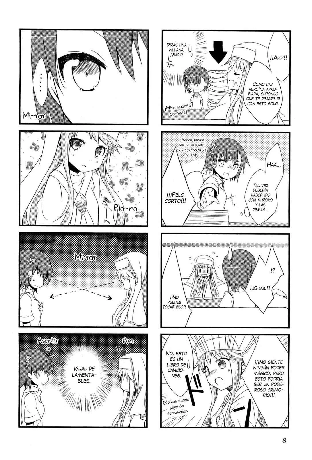 4-koma Koushiki Anthology - Toaru Kagaku no Railgun x Toaru Majutsu no Index Capítulo 1: In de Railgun (por Mishima Kurone) - Page 9