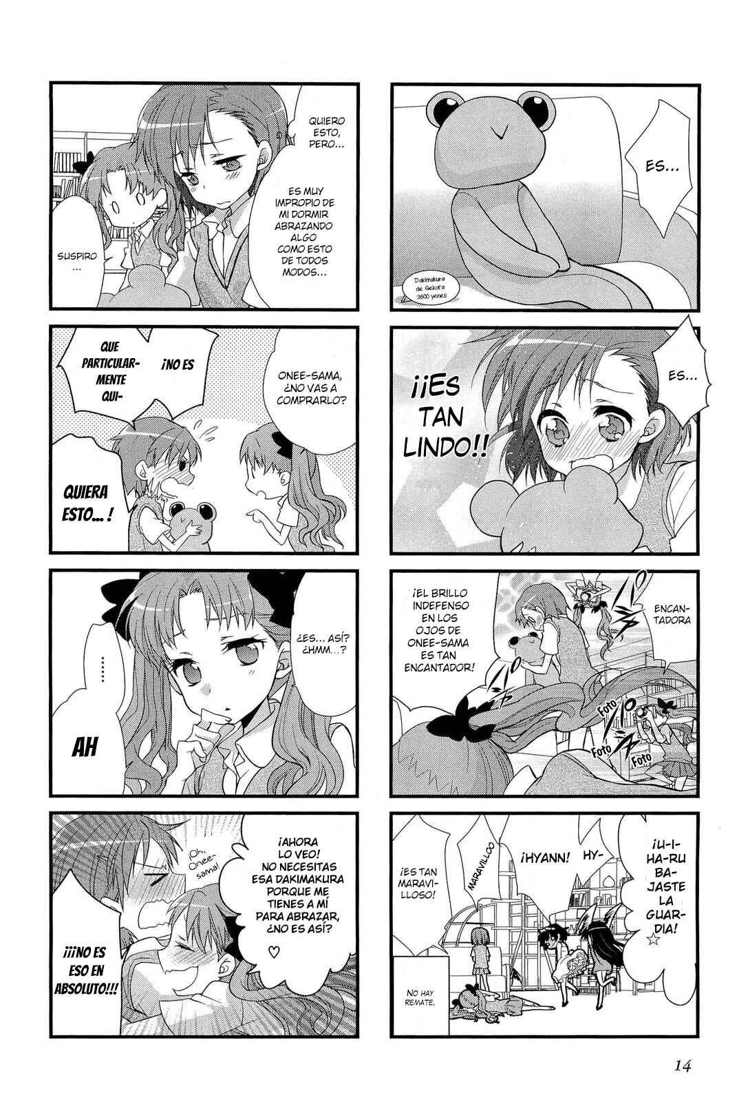 4-koma Koushiki Anthology - Toaru Kagaku no Railgun x Toaru Majutsu no Index Capítulo 2: Te quiero, te quiero, te quiero mucho Onee-sama - Page 3