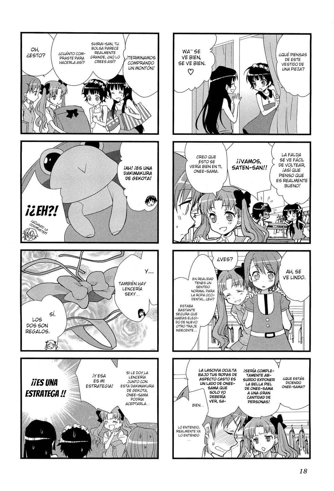 4-koma Koushiki Anthology - Toaru Kagaku no Railgun x Toaru Majutsu no Index Capítulo 2: Te quiero, te quiero, te quiero mucho Onee-sama - Page 7
