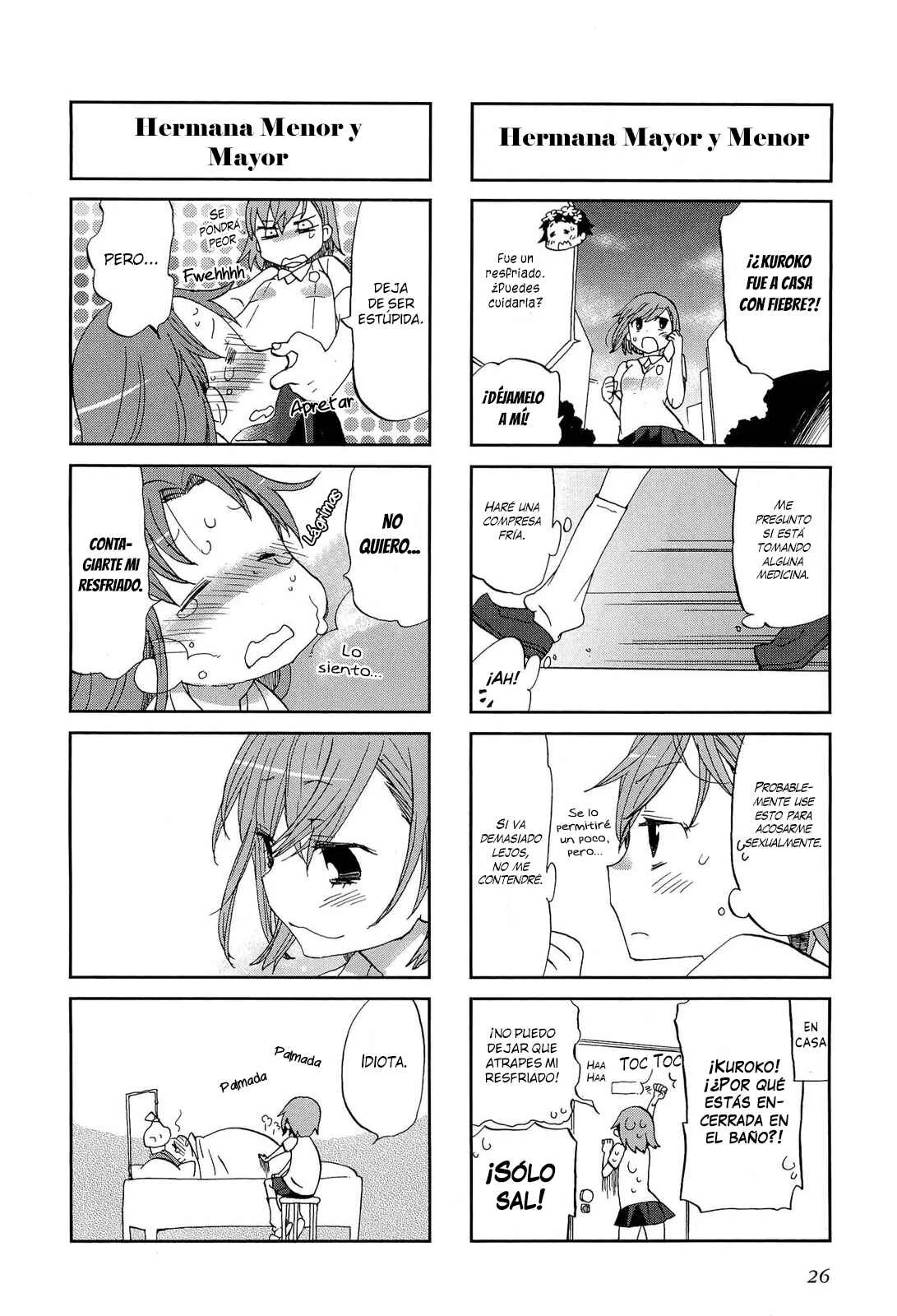 4-koma Koushiki Anthology - Toaru Kagaku no Railgun x Toaru Majutsu no Index Capítulo 3: El Boleto de Ida al Edén de al Lado - Page 7