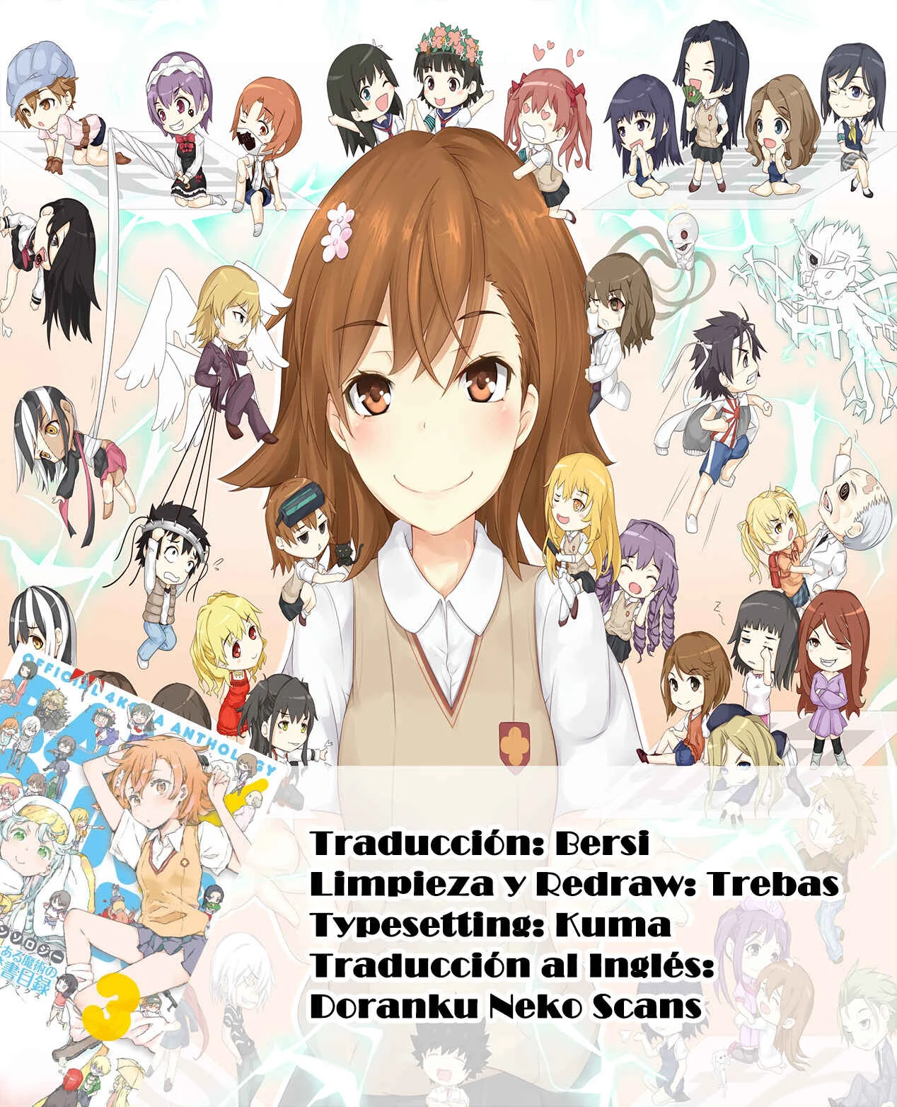 4-koma Koushiki Anthology - Toaru Kagaku no Railgun x Toaru Majutsu no Index Capítulo 4 - Page 7
