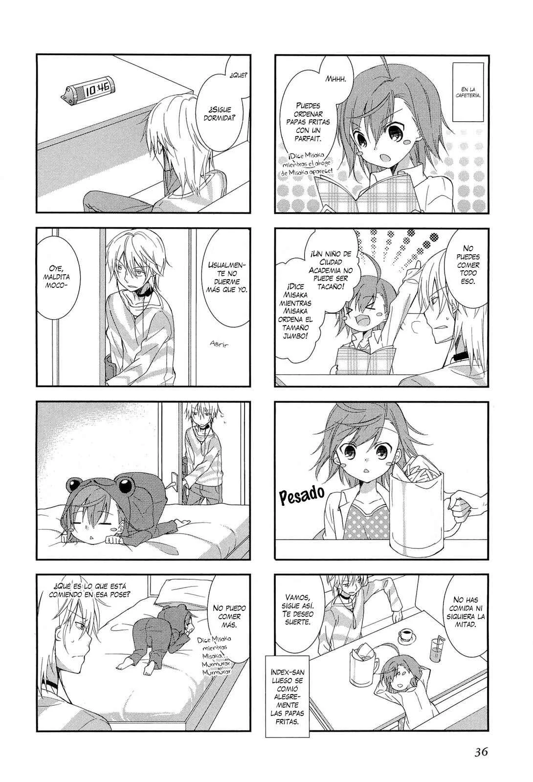 4-koma Koushiki Anthology - Toaru Kagaku no Railgun x Toaru Majutsu no Index Capítulo 5 - Page 3