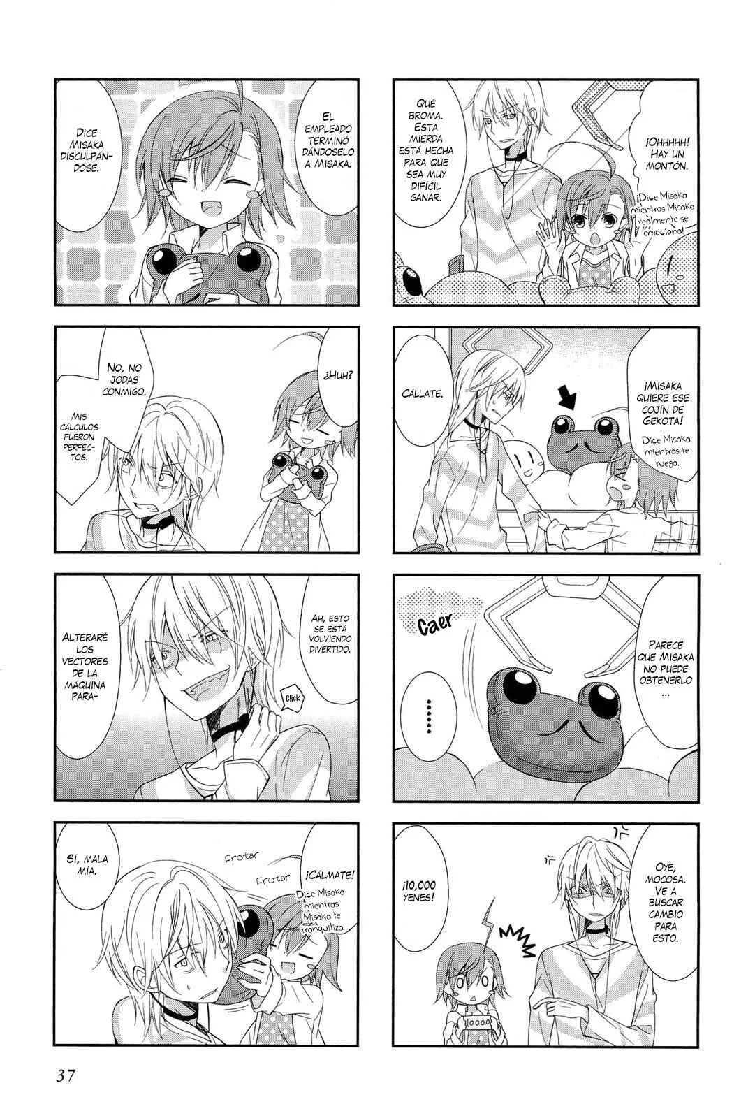 4-koma Koushiki Anthology - Toaru Kagaku no Railgun x Toaru Majutsu no Index Capítulo 5 - Page 4