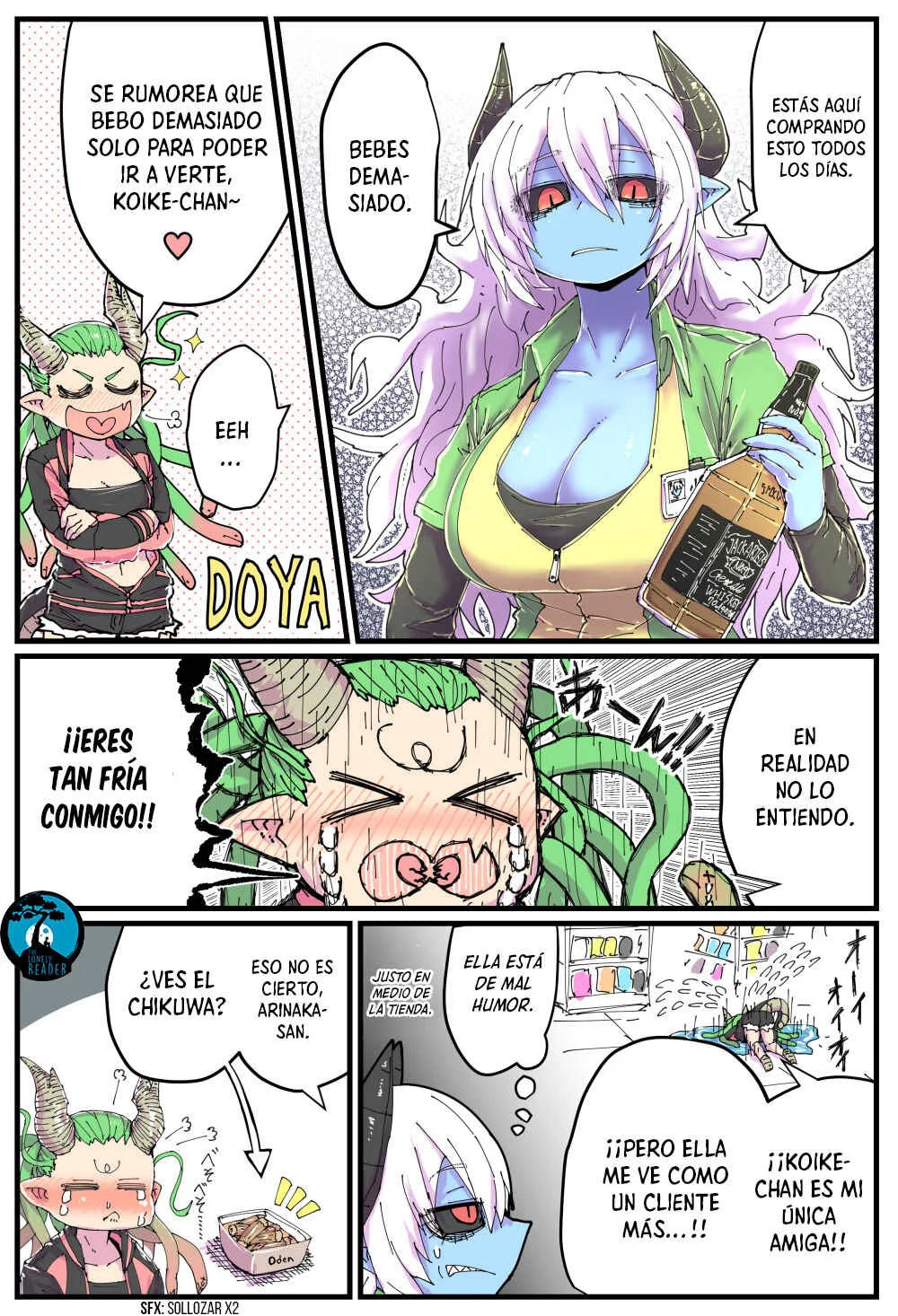 A Blue-Skinned Convenience Store Worker and Her Pals Capítulo 1 - Page 4