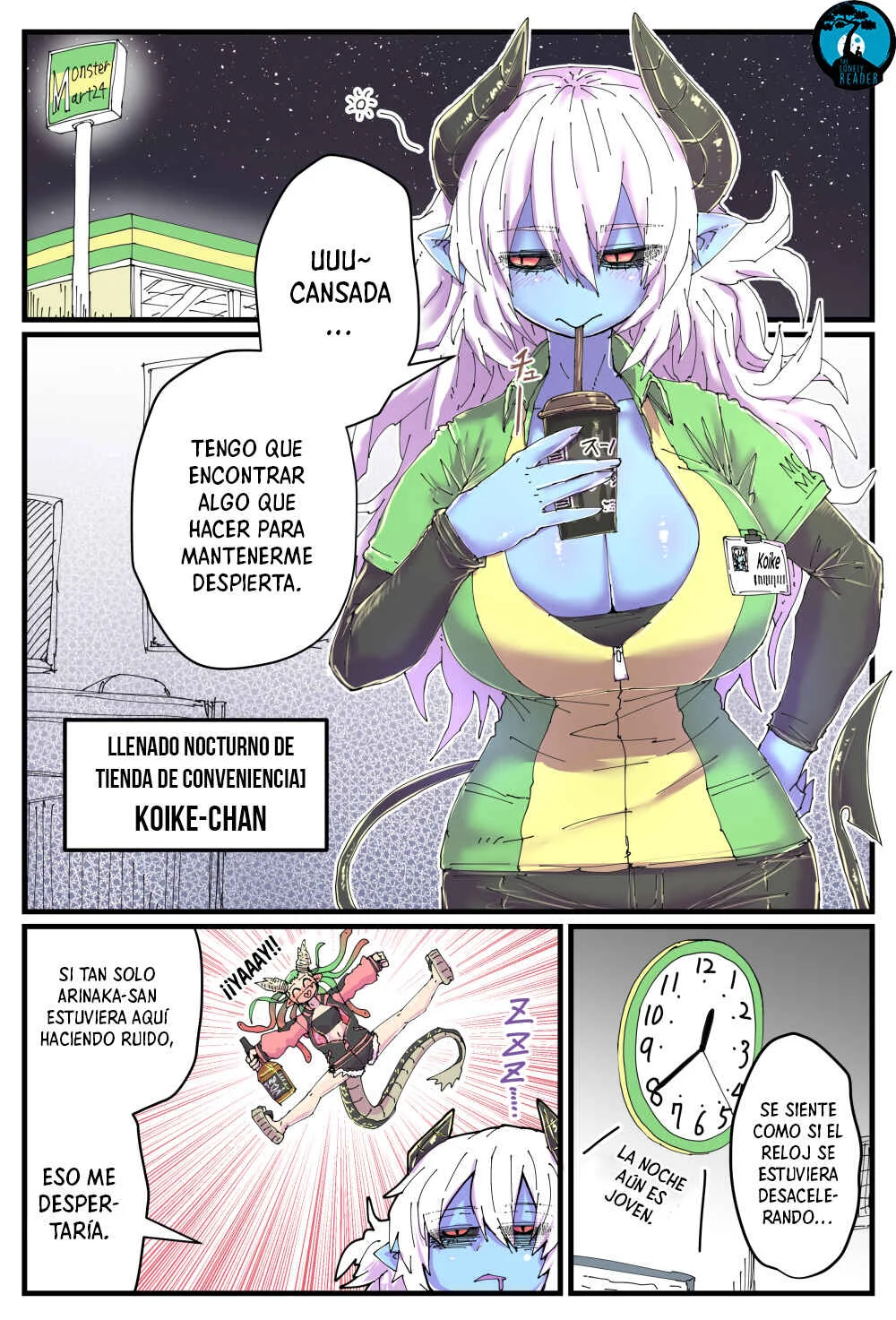 A Blue-Skinned Convenience Store Worker and Her Pals Capítulo 2 - Page 2