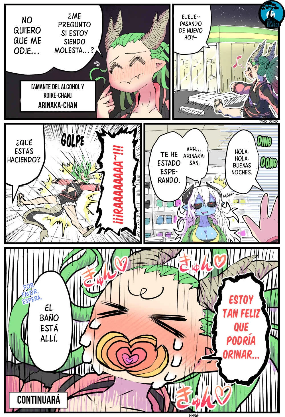 A Blue-Skinned Convenience Store Worker and Her Pals Capítulo 2 - Page 3