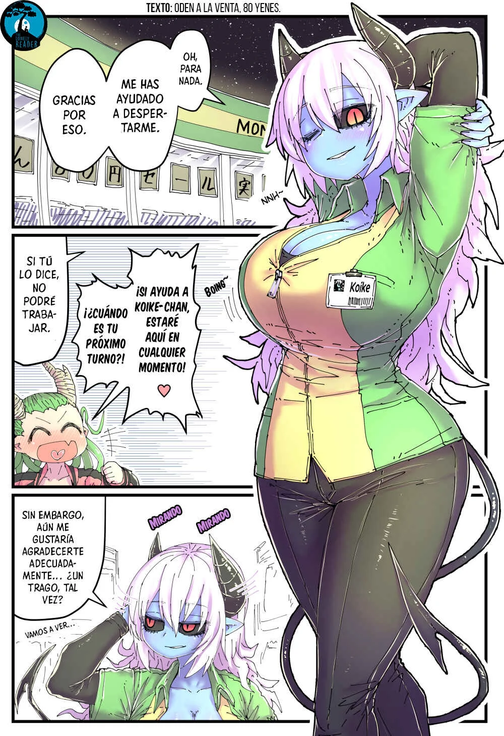 A Blue-Skinned Convenience Store Worker and Her Pals Capítulo 3 - Page 2