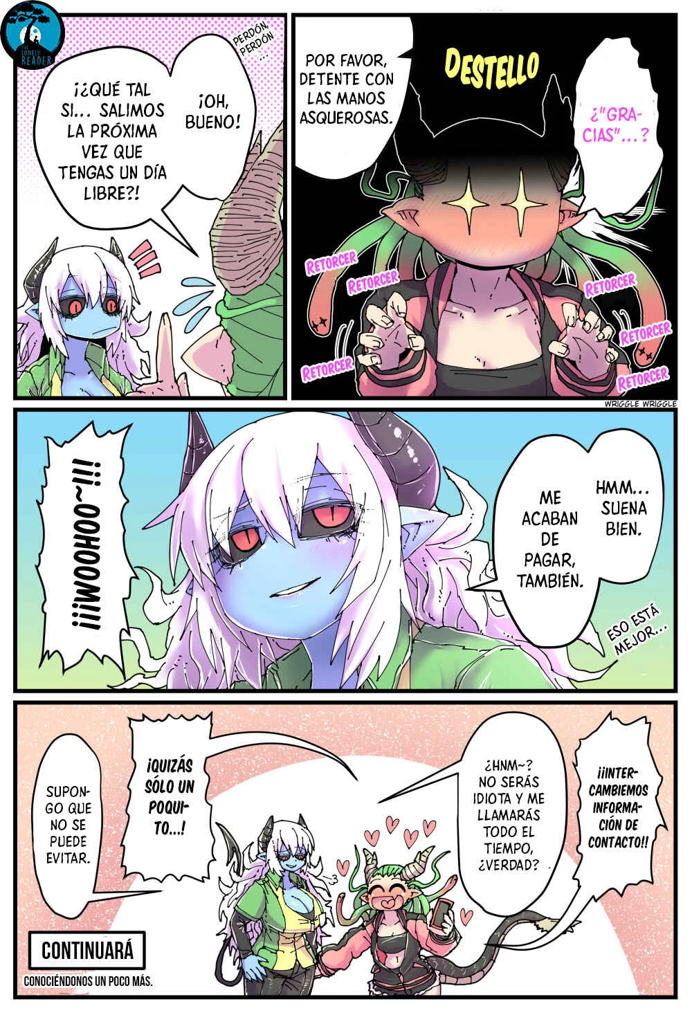 A Blue-Skinned Convenience Store Worker and Her Pals Capítulo 3 - Page 3