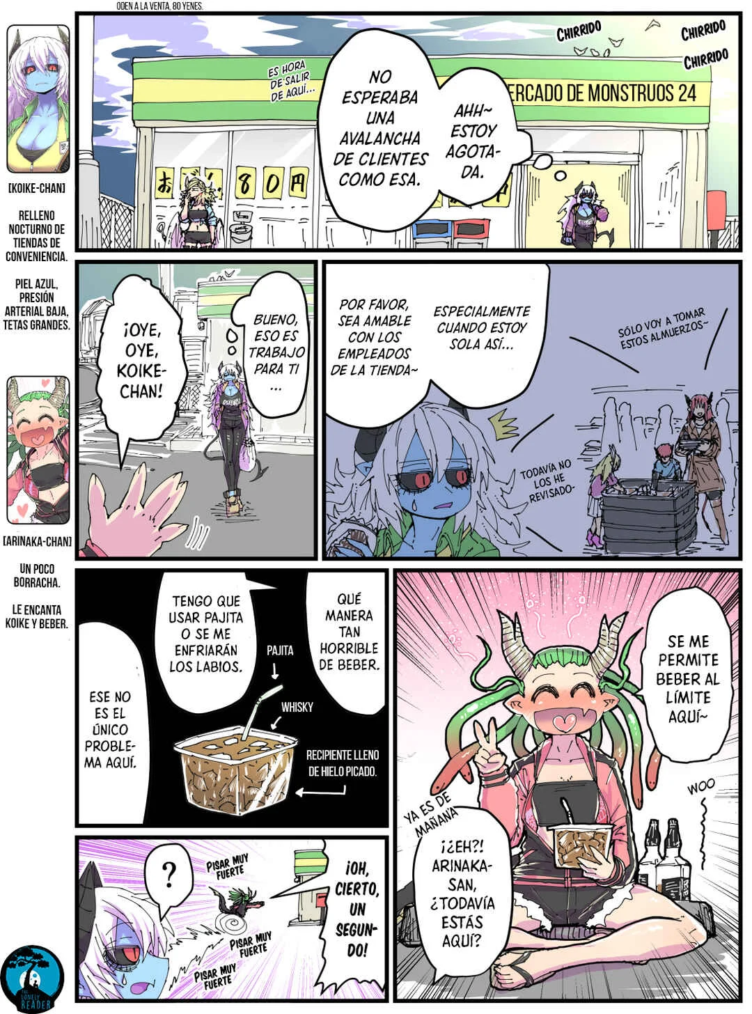 A Blue-Skinned Convenience Store Worker and Her Pals Capítulo 4 - Page 2