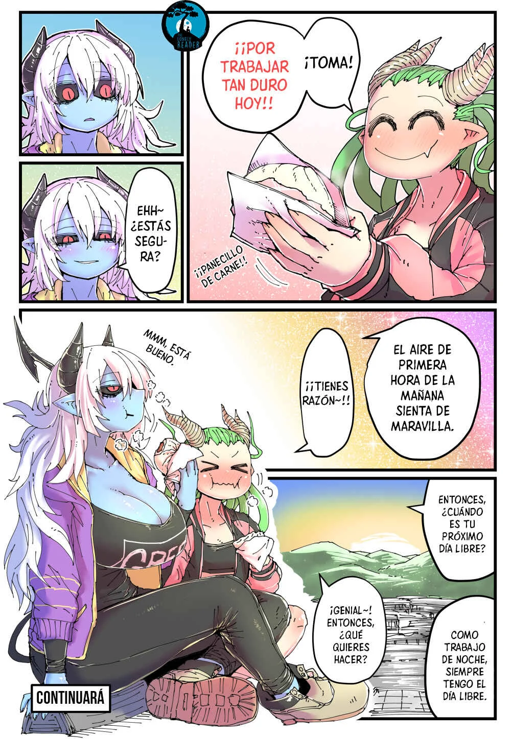 A Blue-Skinned Convenience Store Worker and Her Pals Capítulo 4 - Page 3