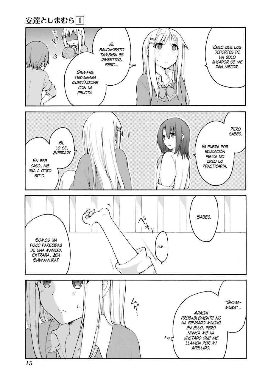 Adachi to Shimamura Capítulo 1: Un lugar donde las dos pertenecen. - Page 17