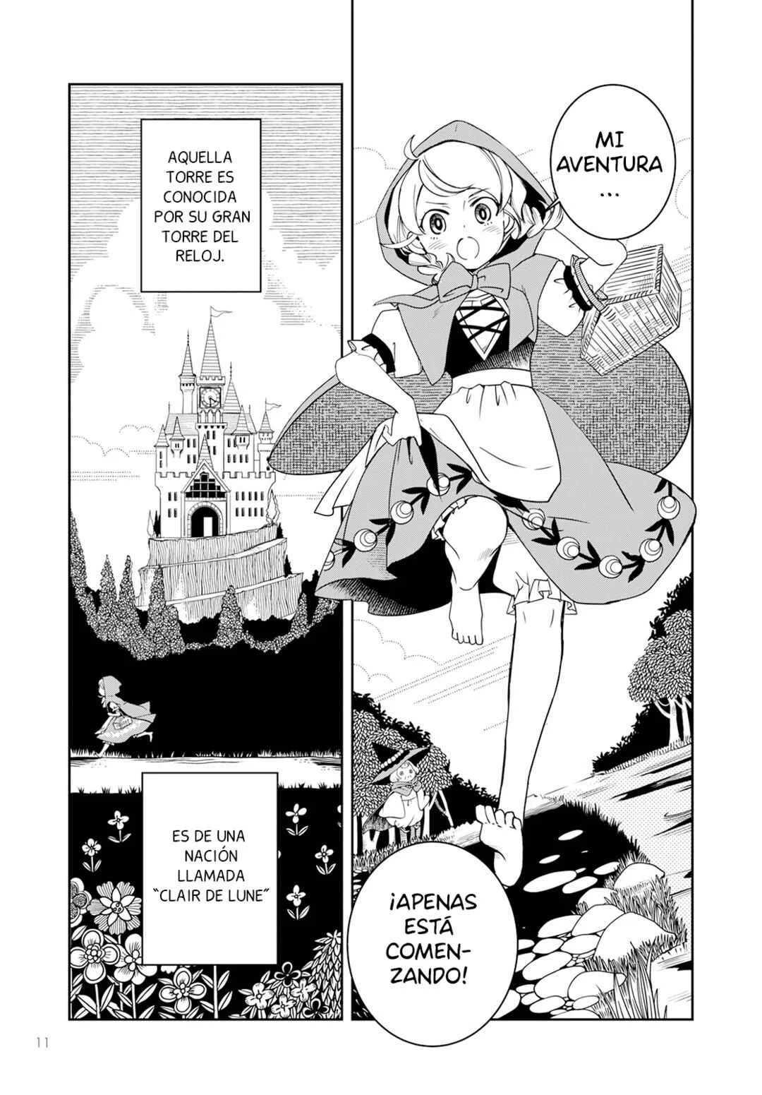 Akazukin, Tabi no Tochuu de Shitai to Deau. Capítulo 1: La complice de la zapatilla de cristal - Page 6