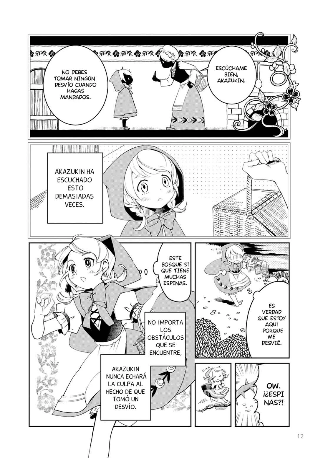 Akazukin, Tabi no Tochuu de Shitai to Deau. Capítulo 1: La complice de la zapatilla de cristal - Page 7