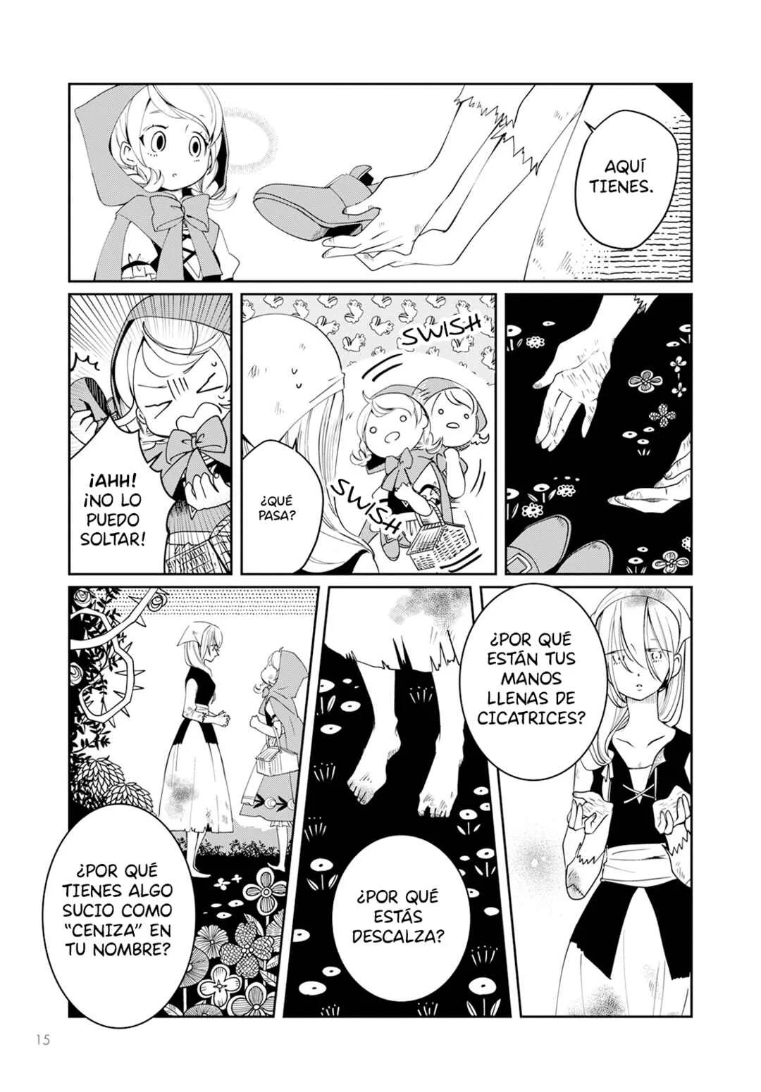 Akazukin, Tabi no Tochuu de Shitai to Deau. Capítulo 1: La complice de la zapatilla de cristal - Page 10