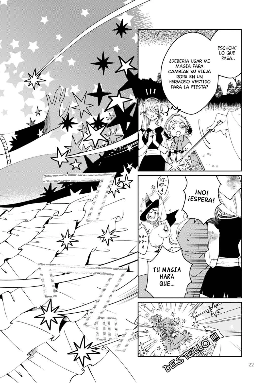 Akazukin, Tabi no Tochuu de Shitai to Deau. Capítulo 1: La complice de la zapatilla de cristal - Page 17