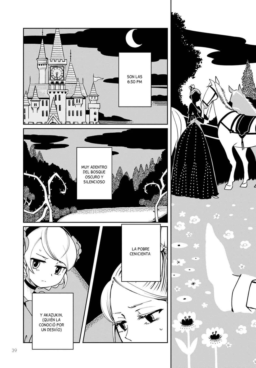 Akazukin, Tabi no Tochuu de Shitai to Deau. Capítulo 1: La complice de la zapatilla de cristal - Page 28