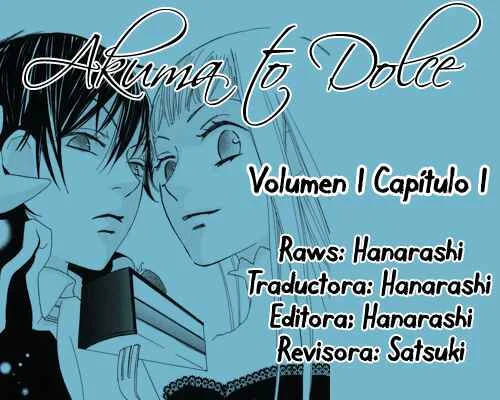 Akuma to Dolce Capítulo 1 - Page 1