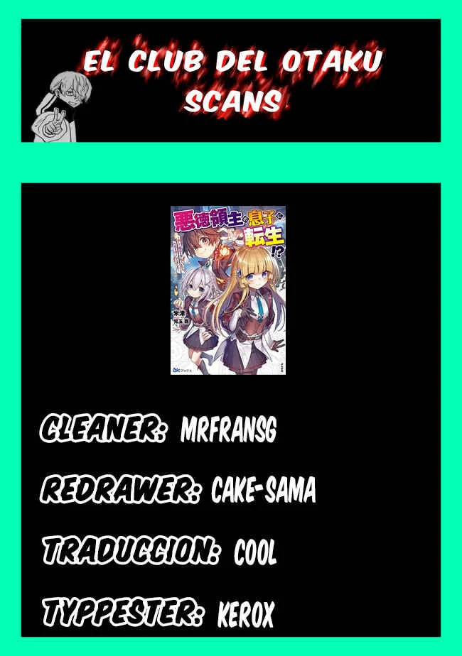 Akutoku Ryoushu no Musuko ni Tensei!? ~ Tanoshiku Mahou wo Manandeitara, Omei wo Henjou Shitemashita ~ Capítulo 4 - Page 1