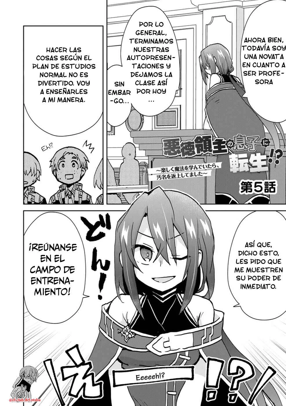 Akutoku Ryoushu no Musuko ni Tensei!? ~ Tanoshiku Mahou wo Manandeitara, Omei wo Henjou Shitemashita ~ Capítulo 5 - Page 2