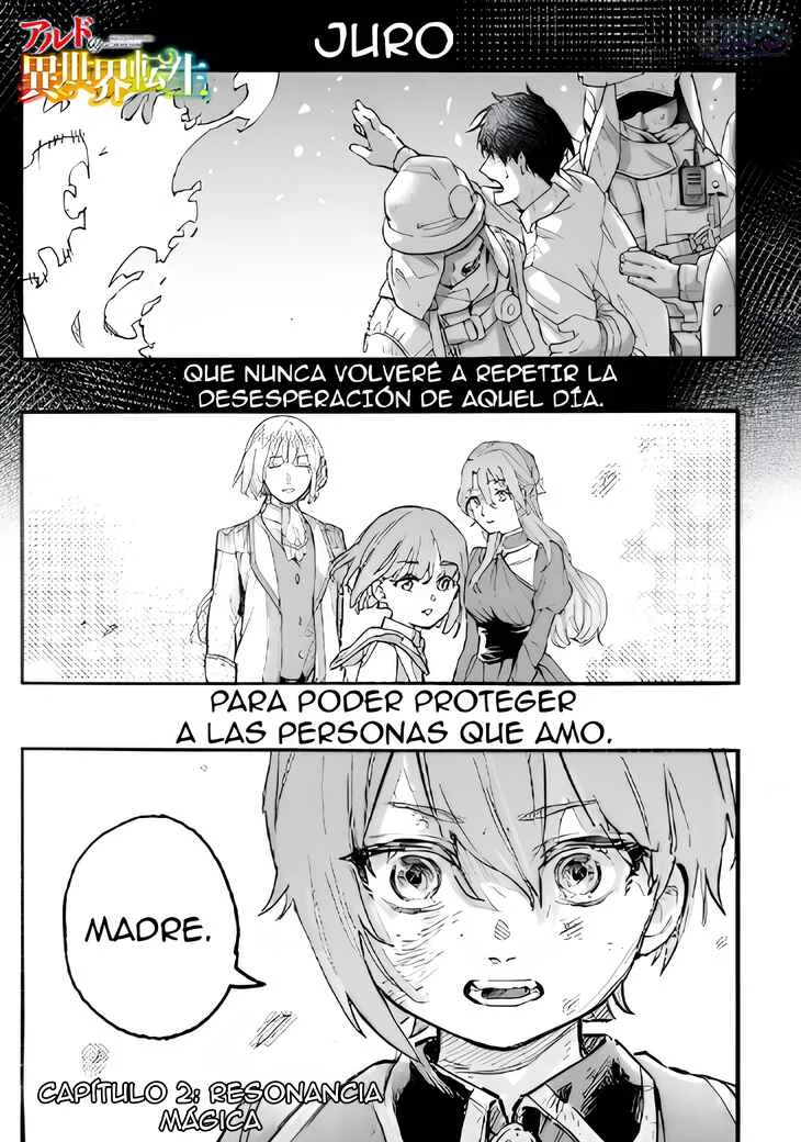 Aldo no Isekai Tensei Capítulo 2: Resonancia de Mana - Page 2