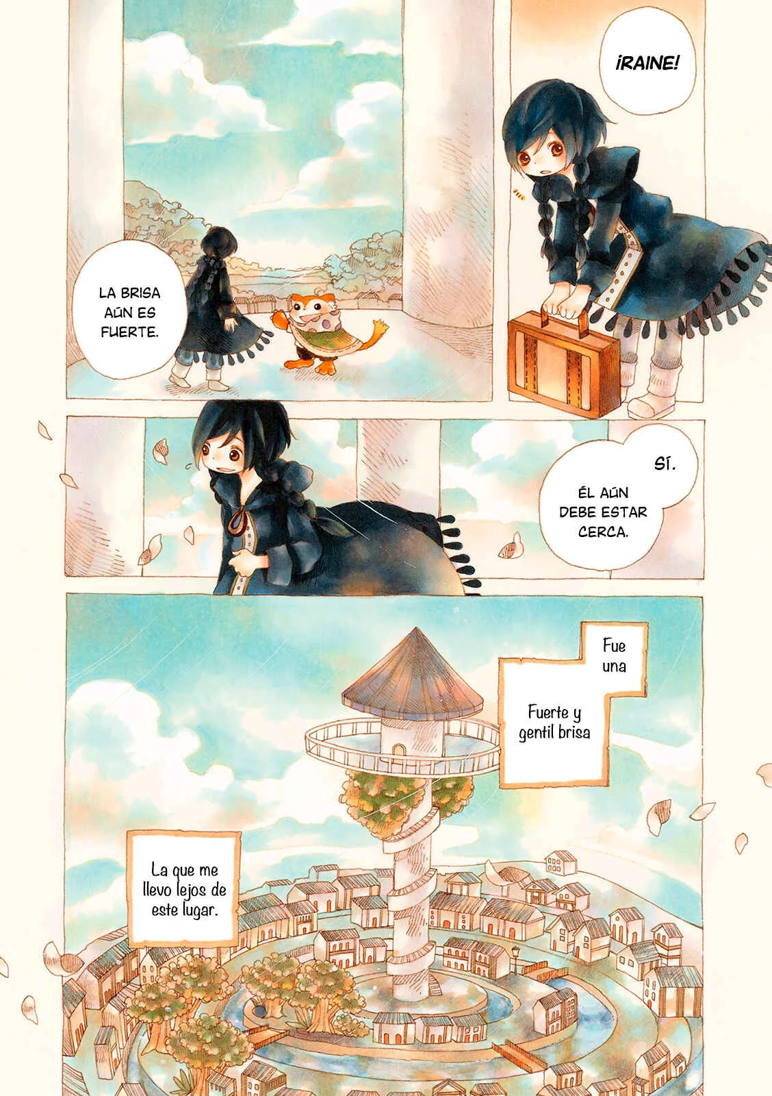 Ame to Hare no Kaze no Tabi Capítulo 1: La torre de la ciudad lluviosa - Page 4