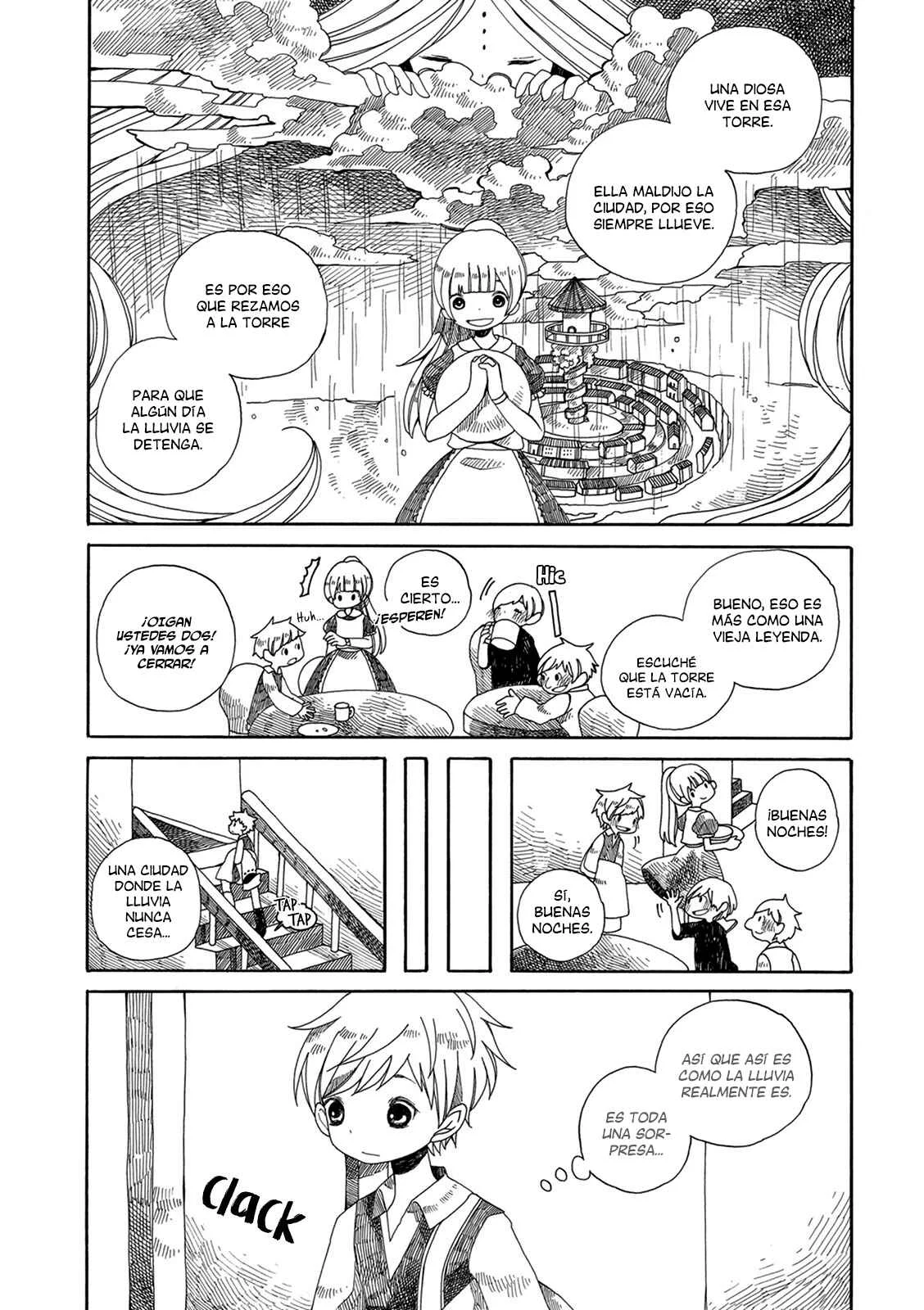 Ame to Hare no Kaze no Tabi Capítulo 1: La torre de la ciudad lluviosa - Page 8