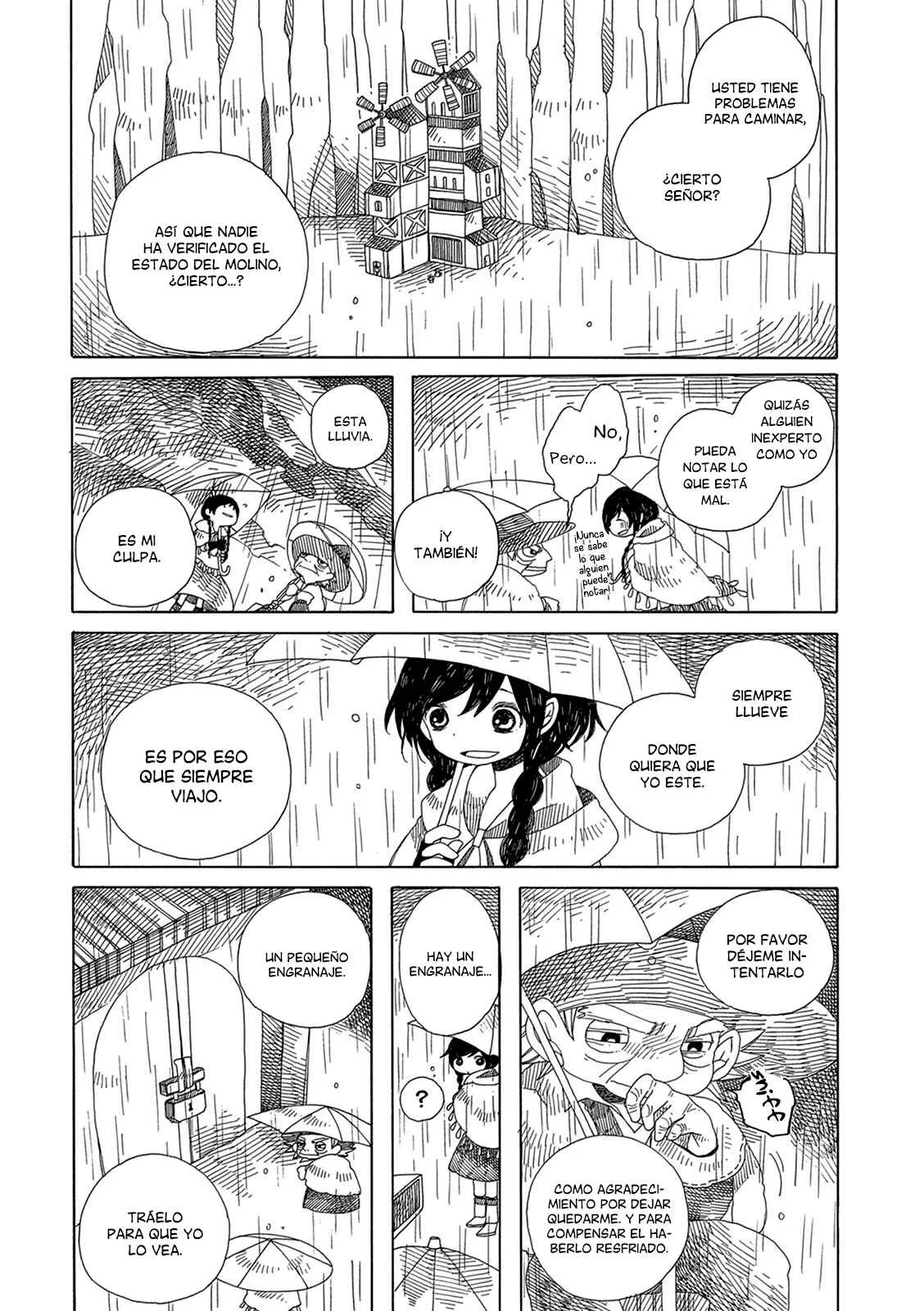 Ame to Hare no Kaze no Tabi Capítulo 2: La ciudad del molino de viento - Page 14
