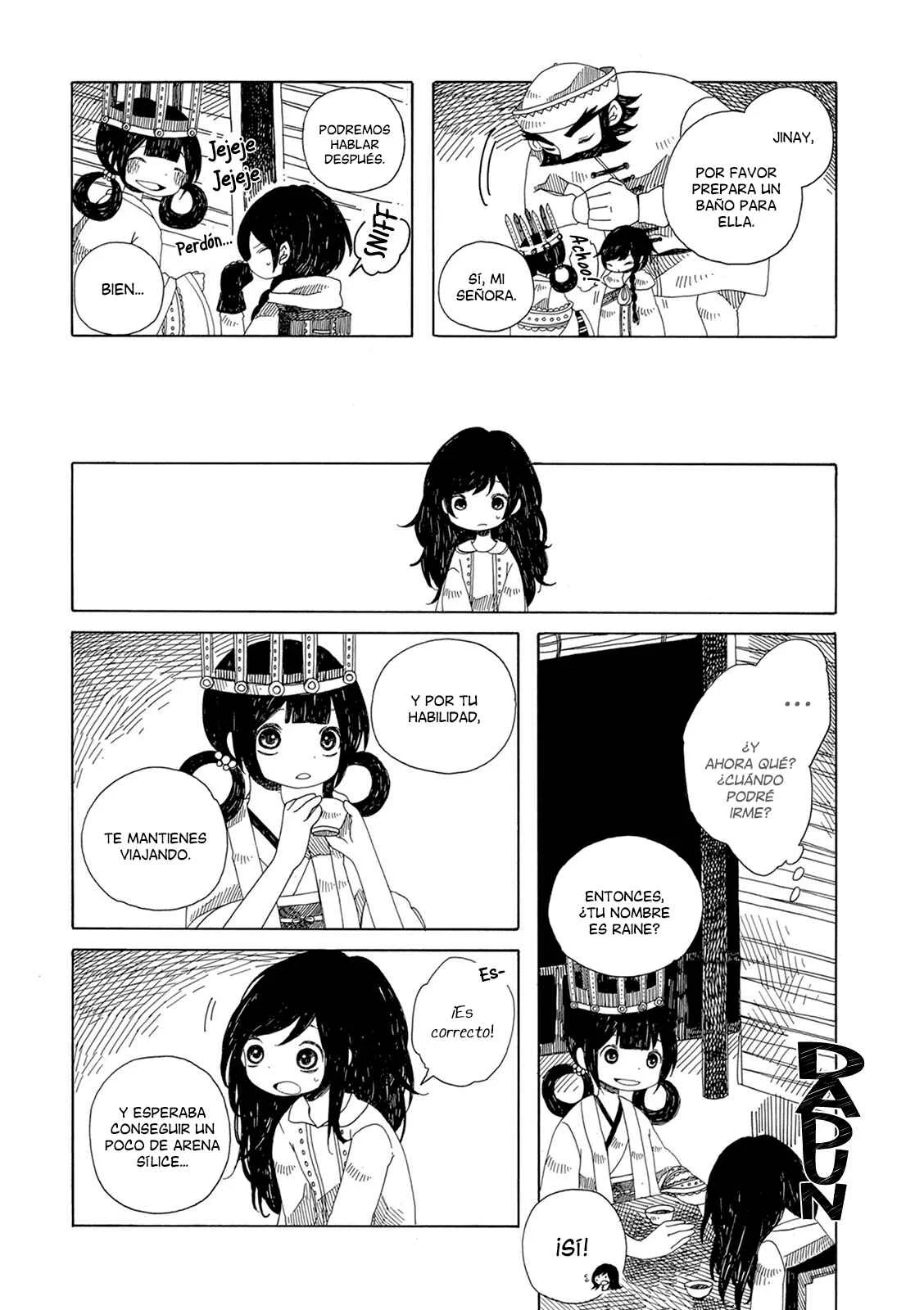 Ame to Hare no Kaze no Tabi Capítulo 3: El reino del desierto - Page 11