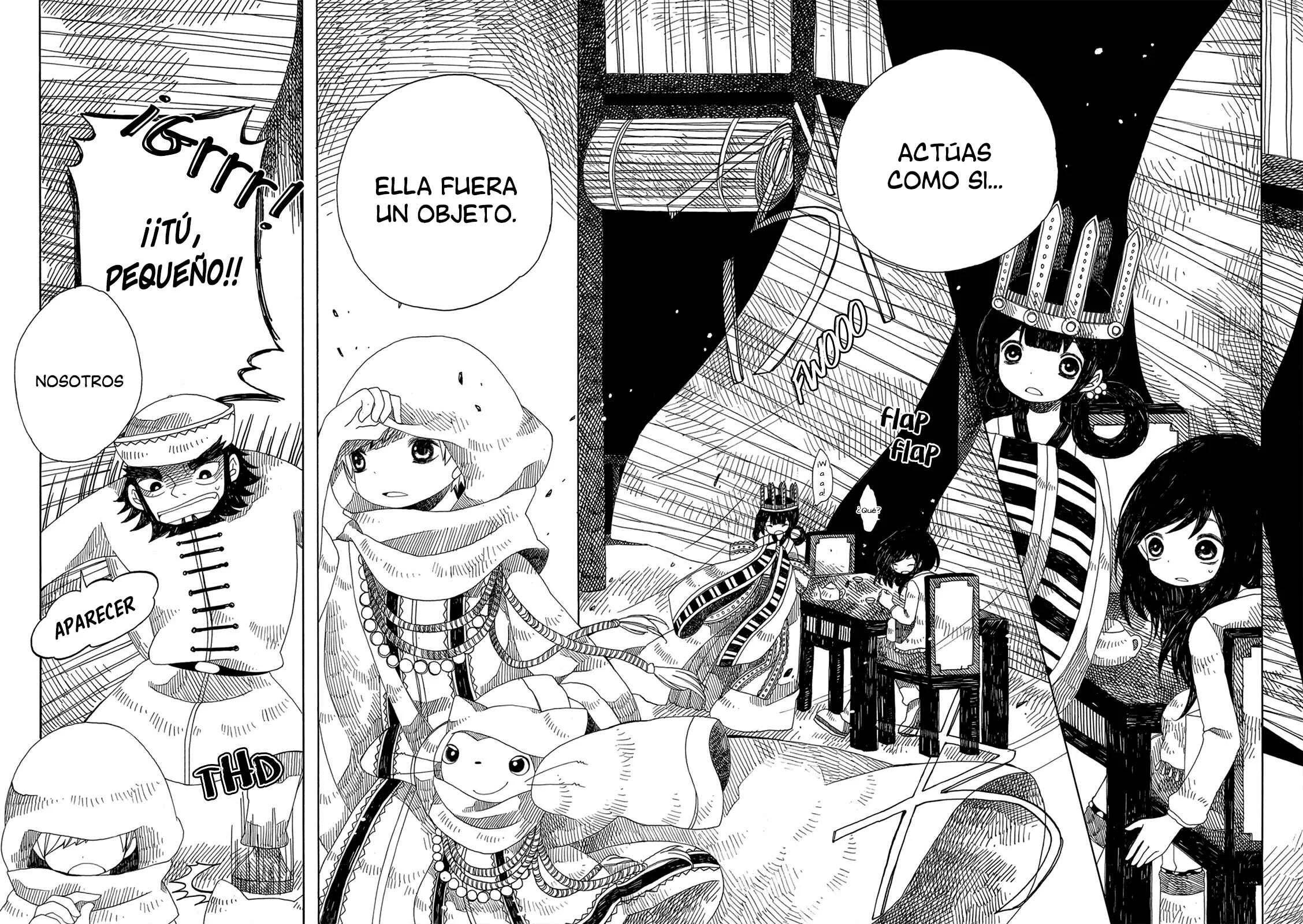 Ame to Hare no Kaze no Tabi Capítulo 3: El reino del desierto - Page 14