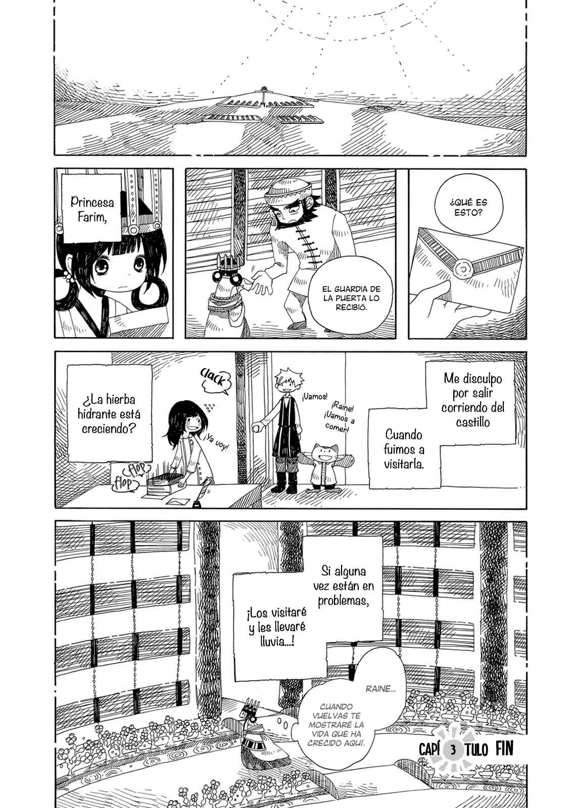 Ame to Hare no Kaze no Tabi Capítulo 3: El reino del desierto - Page 23
